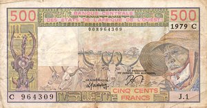 West African States, 500 Franc, P305Ca
