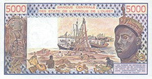 West African States, 5,000 Franc, P308Cb