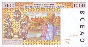 West African States, 1,000 Franc, P311Cj