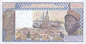 West African States, 5,000 Franc, P407Dg