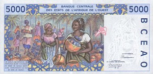 West African States, 5,000 Franc, P413Da