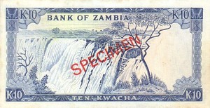 Zambia, 10 Kwacha, P12bs