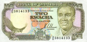 Zambia, 2 Kwacha, P29a