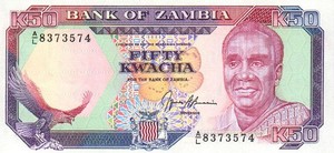 Zambia, 50 Kwacha, P33b