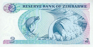 Zimbabwe, 2 Dollar, P1c