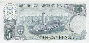 Argentina, 5 Peso, P288