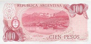 Argentina, 100 Peso, P302b E