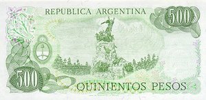 Argentina, 500 Peso, P303b