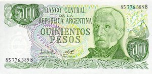 Argentina, 500 Peso, P303b