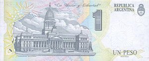 Argentina, 1 Peso, P339a A