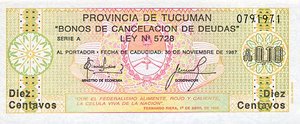 Argentina, 10 Centavo, S2701b, 090