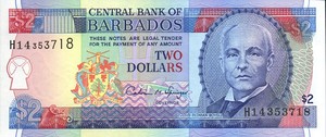 Barbados, 2 Dollar, P46