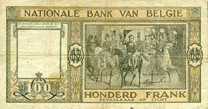 Belgium, 100 Franc, P126