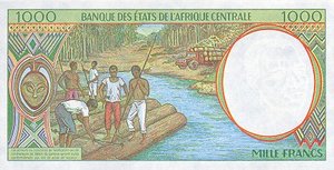 Central African States, 1,000 Franc, P202Ea