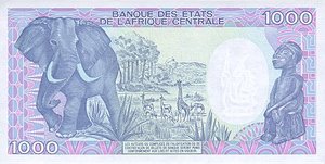 Chad, 1,000 Franc, P10Ac