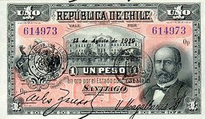 Chile, 1 Peso, P15b