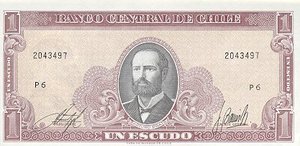 Chile, 1 Escudo, P136