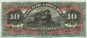 Costa Rica, 10 Colones, S174r