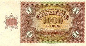 Croatia, 1,000 Kuna, P4