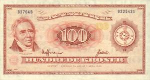 Denmark, 100 Krone, P46f