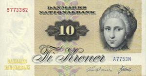 Denmark, 10 Krone, P48e Sign.1