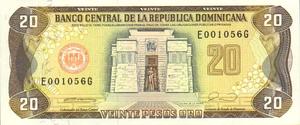 Dominican Republic, 20 Peso Oro, P133
