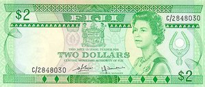 Fiji Islands, 2 Dollar, P77a
