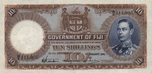 Fiji Islands, 10 Shilling, P38e