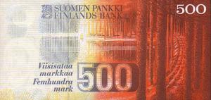 Finland, 500 Markka, P120
