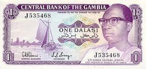 Gambia, 1 Dalasi, P8a