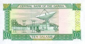 Gambia, 10 Dalasi, P13a