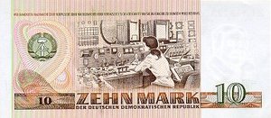 Germany - Democratic Republic, 10 Mark, P28r