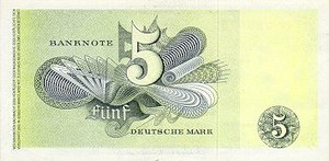 Germany - Federal Republic, 5 Deutsche Mark, P13a
