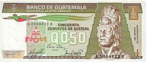 Guatemala, 1/2 Quetzal, P65