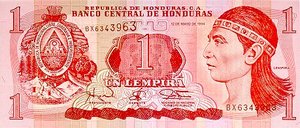 Honduras, 1 Lempira, P76a