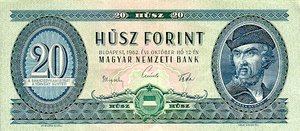 Hungary, 20 Forint, P169c