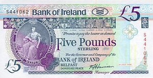 Ireland, Northern, 5 Pound, P70c
