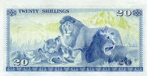 Kenya, 20 Shilling, P13b