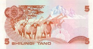 Kenya, 5 Shilling, P19a