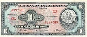 Mexico, 10 Peso, P58k