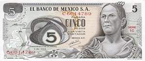 Mexico, 5 Peso, P62a