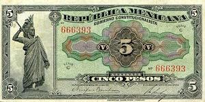 Mexico, 5 Peso, S685a