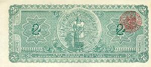 Mexico, 2 Peso, S711a