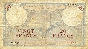 Morocco, 20 Franc, P18b