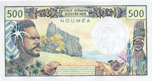 New Caledonia, 500 Franc, P60c