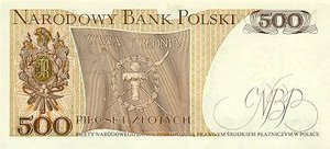Poland, 500 Zloty, P145c