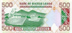 Sierra Leone, 500 Leone, P19