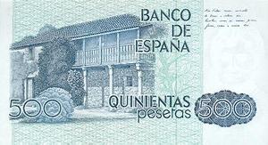 Spain, 500 Peseta, P157