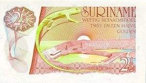 Suriname, 2.5 Gulden, P118b