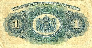 Trinidad and Tobago, 1 Dollar, P5b